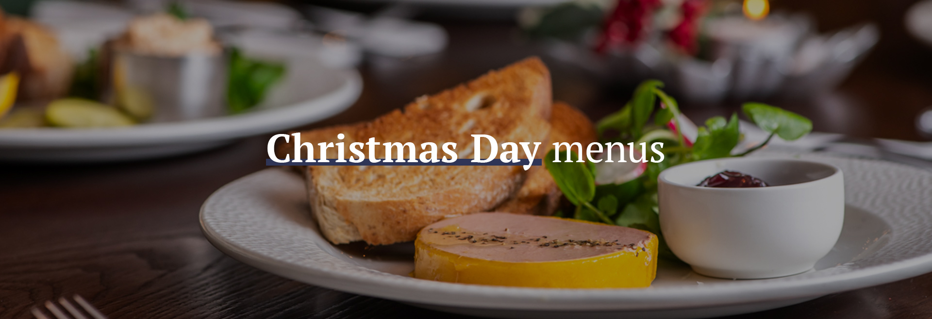 Christmas Day Menu at The Hope