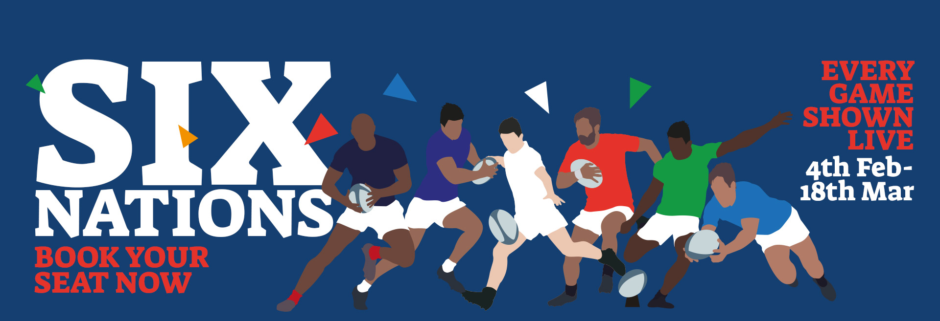Watch Live 6 Nations Rugby at The Hope