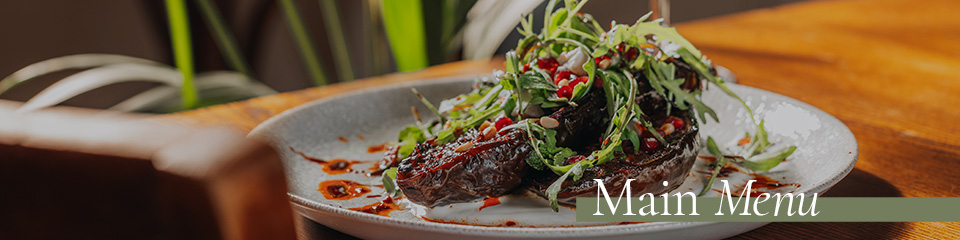 Main Menu at The Hope